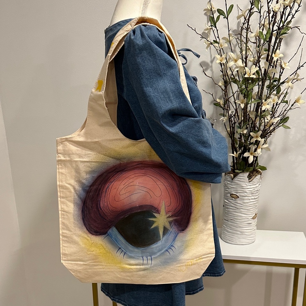 Hand painted Tote Bag